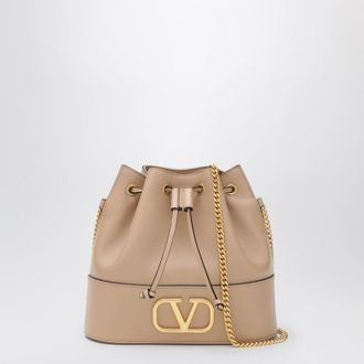 Valentino Garavani Pink leather Vlogo Signature mini hobo bag