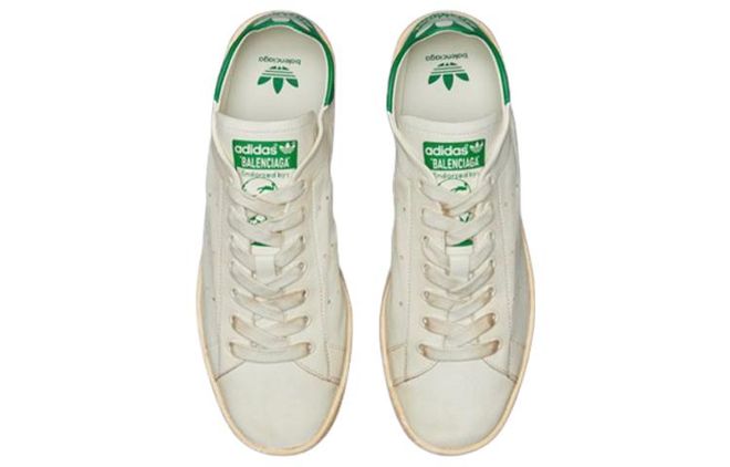 Balenciaga x adidas originals Stan Smith Sneakers Vintage White Green  721835WBDV49703 from $654.08 - on Stylight