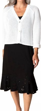 Habitat Coast Crochet Cardigan In White