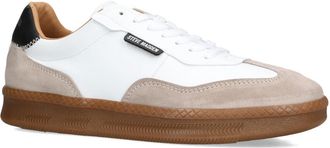 Steve Madden Mens Leather Euphoria M Sneakers - Black/White - Size UK 7