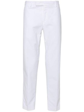 Pantaloni Torino corduroy tapered trousers - White
