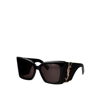 Saint Laurent Accessoires, Dames, Zwart, ONE Size, Blaze Cat Eye Zonnebril