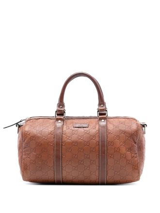 Gucci 2016-2025 Guccissima Joy boston bag - Brown