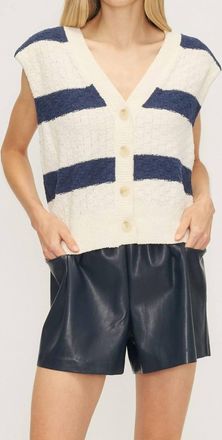 Mélissa Nepton Hudson Pull On Short In Navy