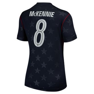 Nike Weston McKennie USMNT 2026 Stadium Away Nike Womens Dri-FIT Soccer Jersey in Blue | NN203943364-USM