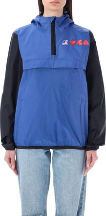 Comme Des Garçons K-Way Hoodie Half Zip