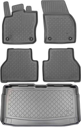 OEM Volkswagen Caddy Iv Kombivan De Noviembre 2020 Set - Alfombrillas + Alfombrilla Maletero