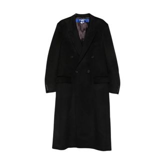 Junya Watanabe Cappotto Chester doppio petto in cashmere - - Coats - Uomo - Nero - L