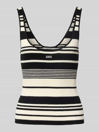 Gestuz Tanktop aus Viskose-Mix Modell stela in Black, Gr&ouml;&szlig;e S