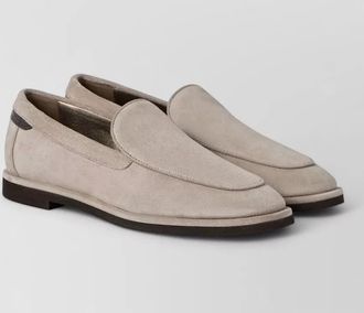 Brunello Cucinelli suede loafers