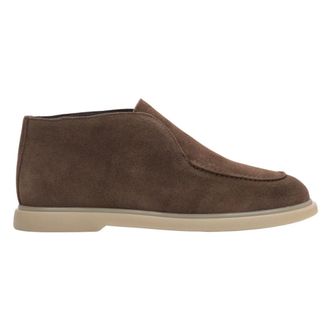 Estro & Luminara Schoenen, Dames, Bruin, 36 EU, Katoen, Hoge Enkel Moccasins