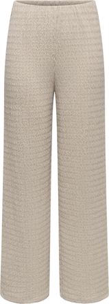 Only Schlupfhose ONLY ONLILSE PANT STRUCTURE JRS NOOS, Damen, Gr. XL, N-Gr, silber lining, Jersey, Obermaterial: 100% Polyester, unifarben, regular fit lan
