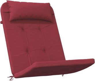 vidaXL Vidaxl - Cojines Para Silla Adirondack 2 Uds Tela Oxford Rojo Tinto