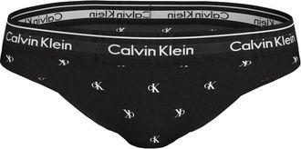 Calvin Klein Womens Bikini Briefs Underwear, Black (Black Diamond Logo Print), XS