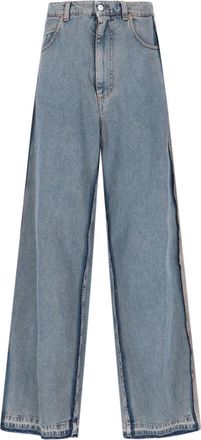 Maison Margiela Wide Jeans - Light Blue
