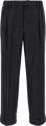 Alberto Biani Albertino Trousers - Trousers - Mujer - Gris - 2XS