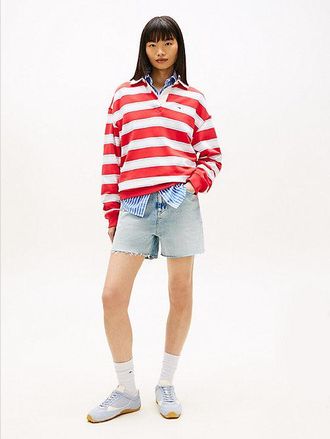 Tommy Hilfiger Shorts vaqueros Mom rectos deste&ntilde;idos