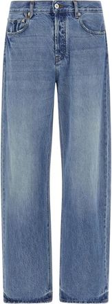 Jacquemus Le de N&icirc;mes Droit - Heren - Regular Fit Jeans - Blauw - W31 - Katoen - Jeans