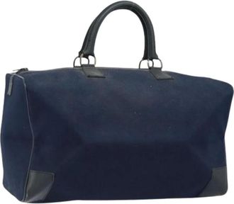 Celine Pre-owned Weekend Bags, female, Blue, Size: ONE SIZE Pre-owned Vintage Boston Bag