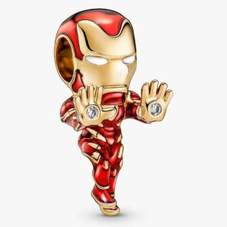 Pandora Marvel 14k Gold-plated The Avengers Iron Man Charm