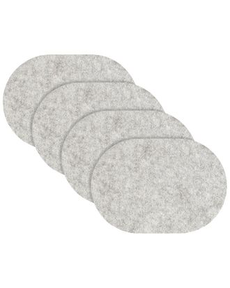 Fortessa Set Of 4 Loft Oval Felt Placemats
