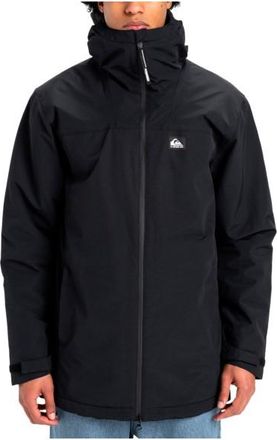 Quiksilver Overcast 3K Parka Winterjacke f&uuml;r Herren | schwarz