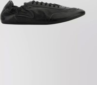 Prada leather collapse sneakers elasticated heel