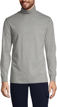 Lands End Super-T Turtleneck in Gray Heather at Nordstrom, Size Large