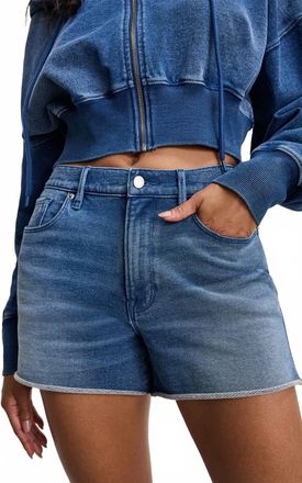Good American Jeanius Good 90S Short In Indigo
