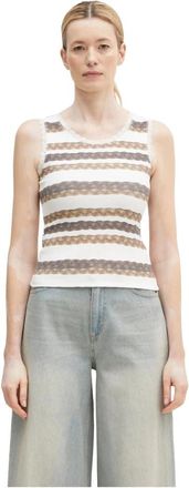 Andersson Bell Hair Braid Stripe Tank Top - Dames - Tops zonder mouwen - Veelkleurig - M - Polyester - Tops