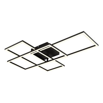 Globo Lighting Plaf&oacute;n - Gabriel - Negro - Metal - Led - 67227-40nbsh - Globo