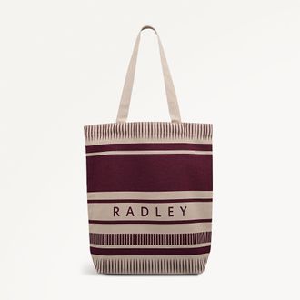 Radley London Dark Cherry Large Open Top Tote Radley Stripe SS26 Radley London