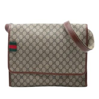 Gucci Pre-owned Cross Body Bags, female, Beige, Size: ONE SIZE Pre-owned Vintage Crossbody Bag