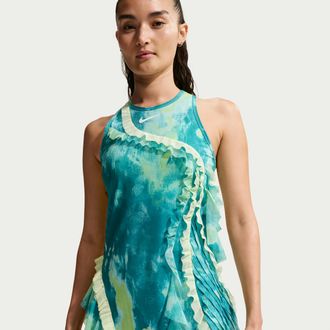 Nike Womens Naomi Osaka Slam Dri-FIT Tennis Dress in Blue | IO3736-482
