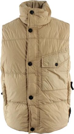 Stone Island Vests, male, Beige, Size: S G100003 Padded Vest