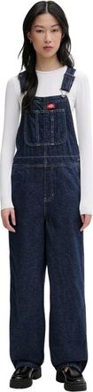 Dickies Salopette in denim larga - - Jumpsuits & Playsuits - Donna - Blu - S
