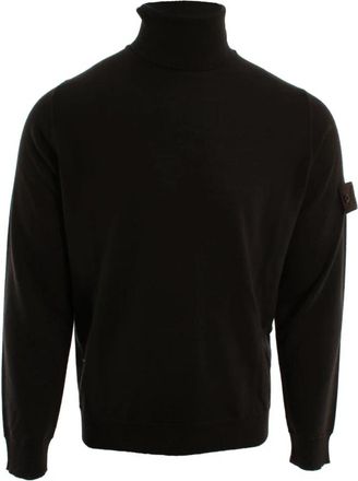 Stone Island Ghost Turtleneck - Heren - Coltruien - Bruin - S - Wol - Truien & Vesten