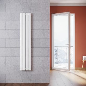 Elegant Lighting Elegant - Radiadores De Agua Caliente 1600 X 311 X 48 Mm,radiador De Sal&oacute;n Potencia 496 W,monocapa Vertical,conexiones Centrales G 1/2 - Blanco