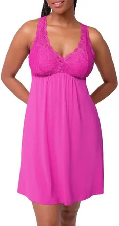 Fleur't Belle Poque Racerback Chemise in Passion Fruit at Nordstrom, Size X-Large