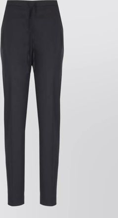 Fabiana Filippi straight leg wool trousers side light points