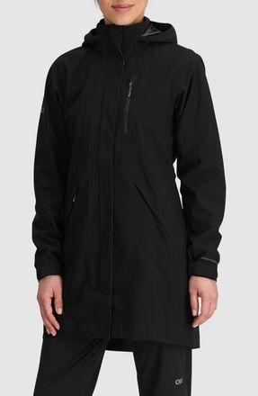 Outdoor Research Aspire 3L Waterproof & Windproof Jacket in Black at Nordstrom, Size Xx-Large
