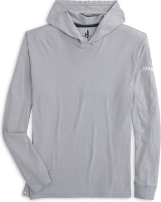 Johnnie-O Mens Edison T-Shirt Hoodie In Steel