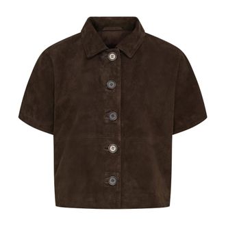 BTF-CPH Giacca in camoscio Lucia - - Jackets - Donna - Marrone - XS