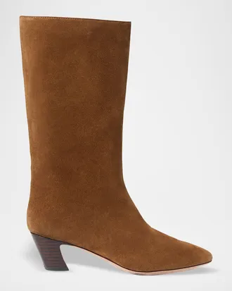 Loeffler Randall Cleo Suede Mid Boots
