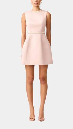 Elliatt Camile Tulip Mini Dress In Champagne