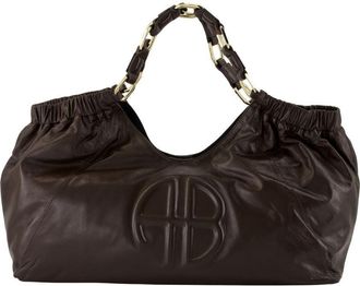 Anine Bing Medium Shopper Bag With Gathered Top Edge