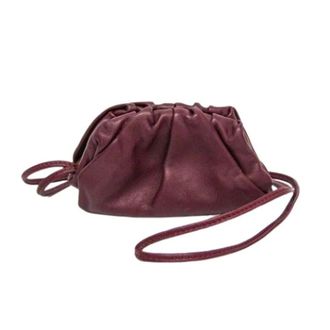 Bottega Veneta Pre-owned The Pouch - Dames - Pre-owned - Rood - Maat: ONE Size Leer