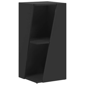vidaXL Estante Lateral 33 X 32 X 70,5 Cm Madera De Ingenier&iacute;a Negro Vidaxl