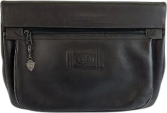 Gucci Pre-owned Borsa a Mano Interlocking in Pelle - - Pre-owned - Uomo - Nero - ONE SIZE