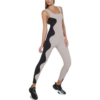 Port de Bras Wave Unitard in Shake-Black at Nordstrom, Size Large